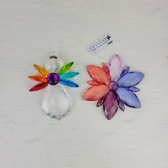 Rainbow Angel and Daisy Ganz Crystal Expressions Ornament Suncatchers Set of 2 - Picture 12 of 13